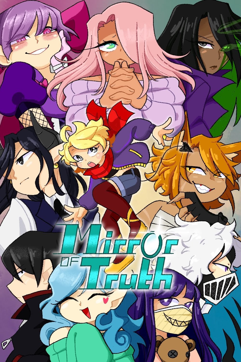 Cover art mockup of original game project, Mirror of Truth.